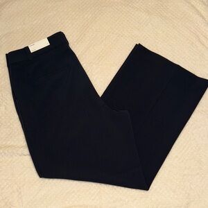 👖 🆕 Women’s LOFT Outlet High-Rise Navy Blue Trouser Pants – Size 14 (NWT)